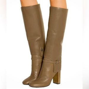 Size 11 Tory Burch Faye Stovepipe, Mushroom boots.